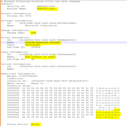 Custom Parameters, SecurityHQ
